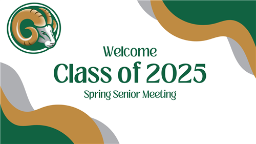 Senior Spring presentation front cover